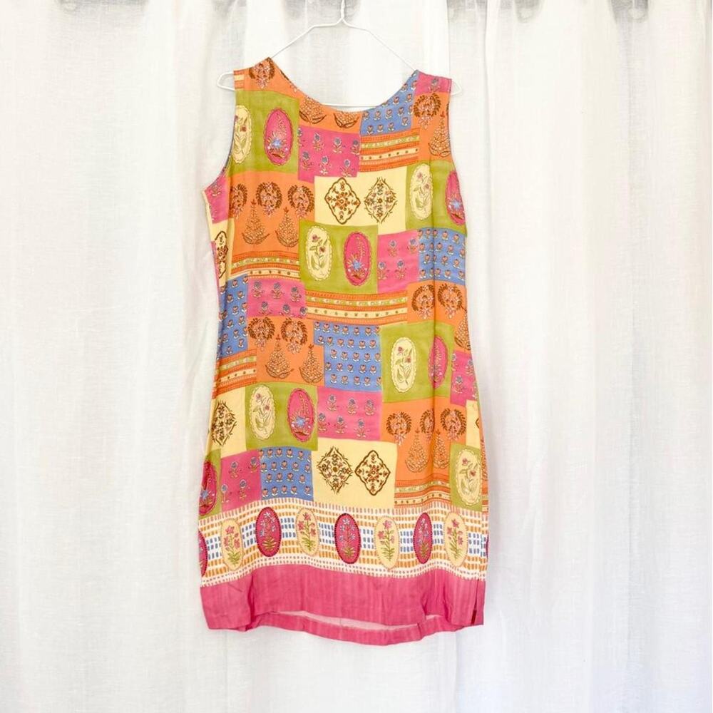 ✦ vintage patchwork mod mini dress ♡ - Picture 3 of 6